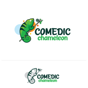Comedic Chameleon | Diseño de Logo por Graphic Bricks