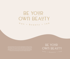 Business name: Be your own beauty. Slogan: wax • beauty •tan  | Logo Design by Ng V Duc