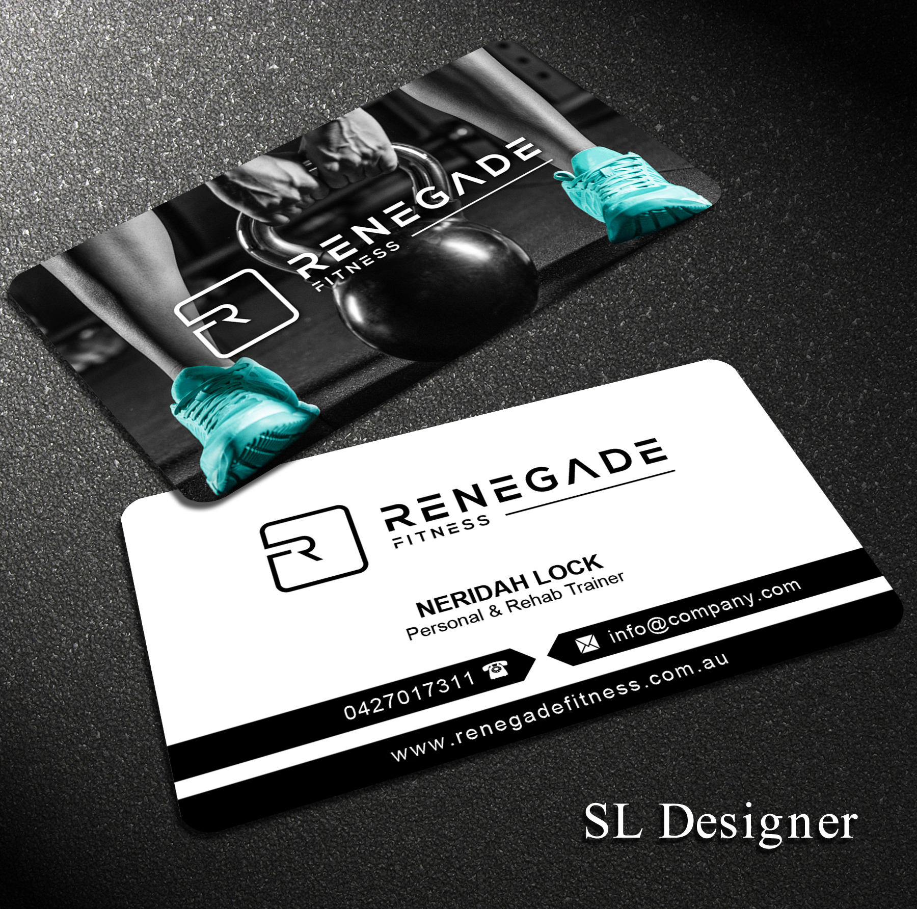 Business Card Design by SL Designer for Renegade Fitness | Design #25183283