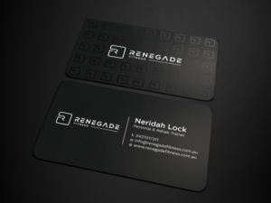 Business Card Design by Tripti Ranjan Gain for Renegade Fitness | Design: #25179373