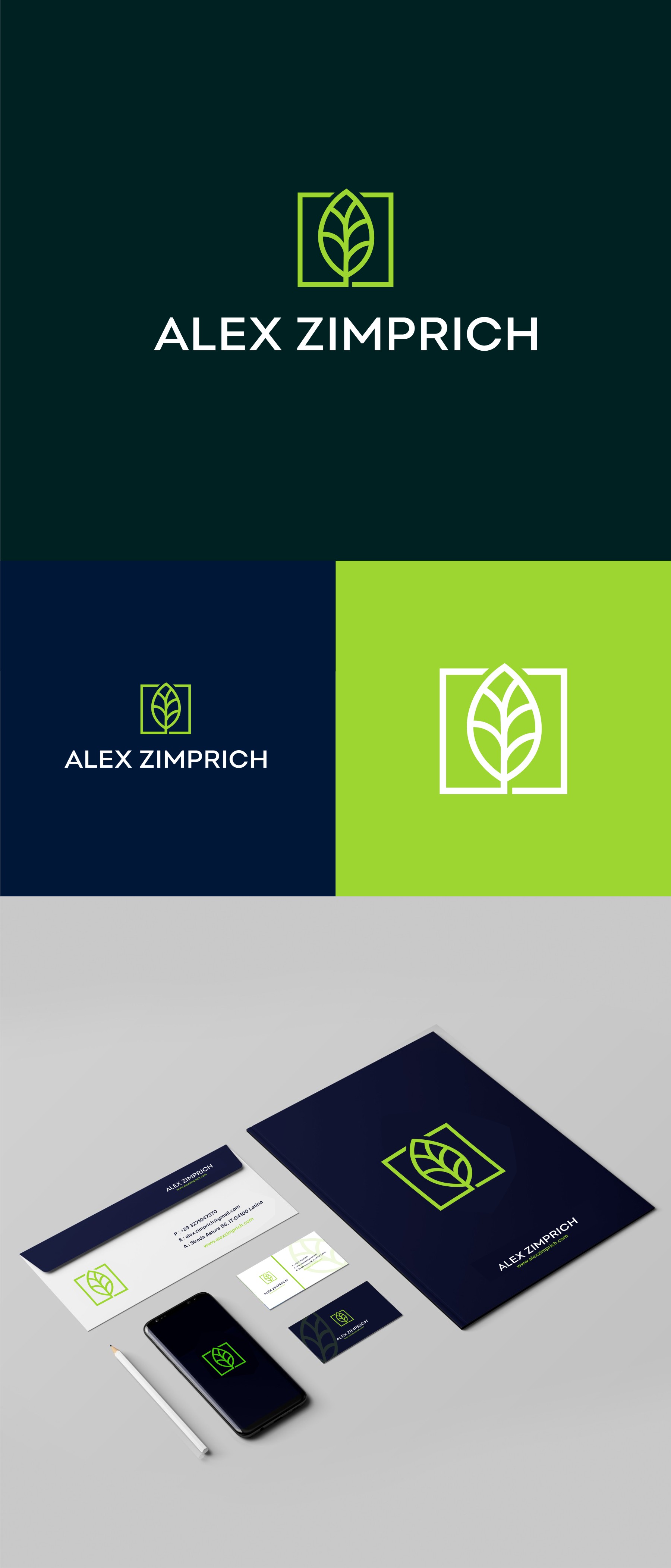 Logo Design by M 8 for Alex Zimprich e.U. | Design: #25208357