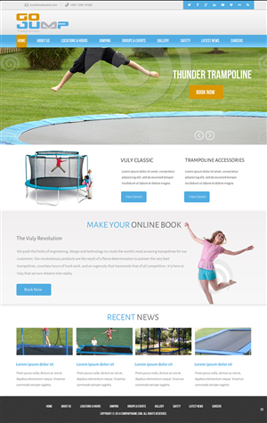 Diseño Web por pb para Jump N Skate Pty Ltd | Diseño: #3329840