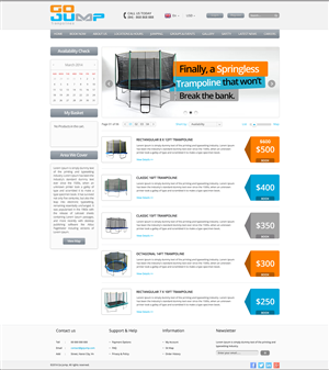 Web Design by Black Stallions Impressive Solutions for Jump N Skate Pty Ltd | Design #3353224