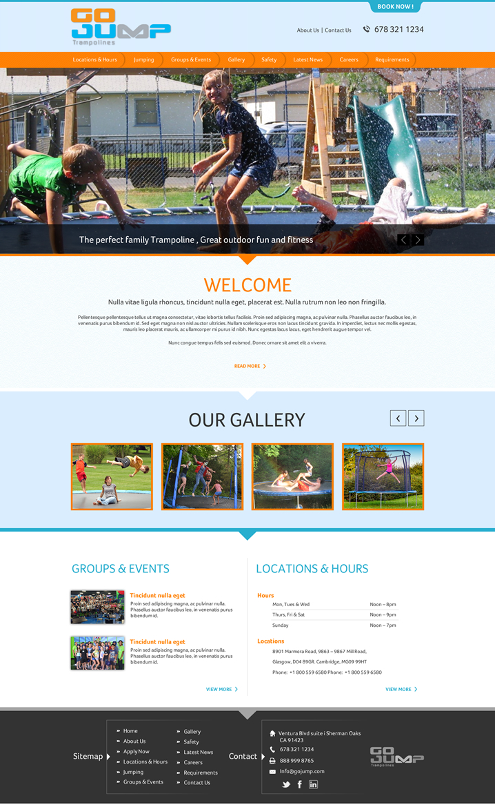 Web Design by Behriatech for Jump N Skate Pty Ltd | Design #3326785