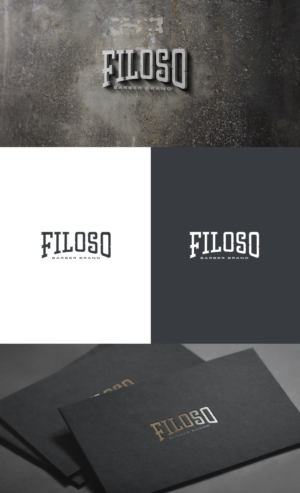 Filoso Barber Brand | Logo Design by GLDesigns