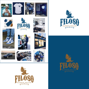 Filoso Barber Brand | Logo Design by FourtuneDesign
