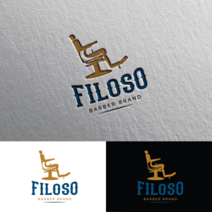 Filoso Barber Brand | Design de Logo par Rii