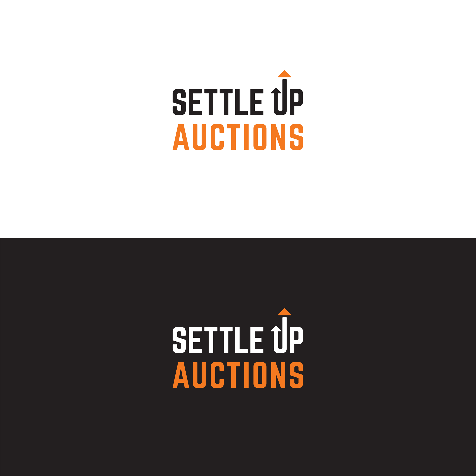 Logo Design by tavi for Settle Up Auctions | Design #25187339
