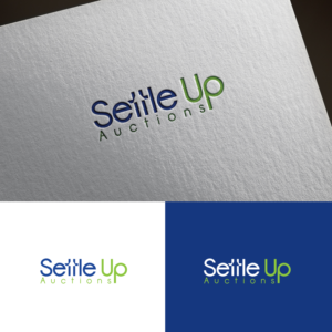 Settle Up Auctions | Logo-Design von sankar999
