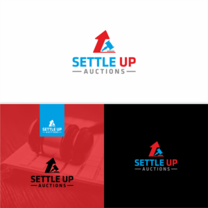 Settle Up Auctions | Logo Design by Sibyle