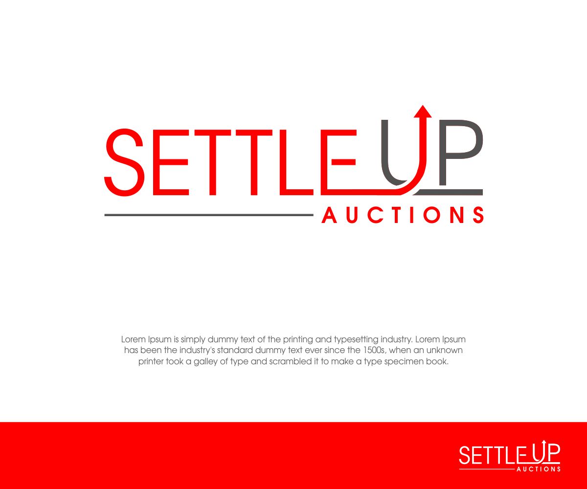 Logo Design by abinfoteksolution for Settle Up Auctions | Design #25196155