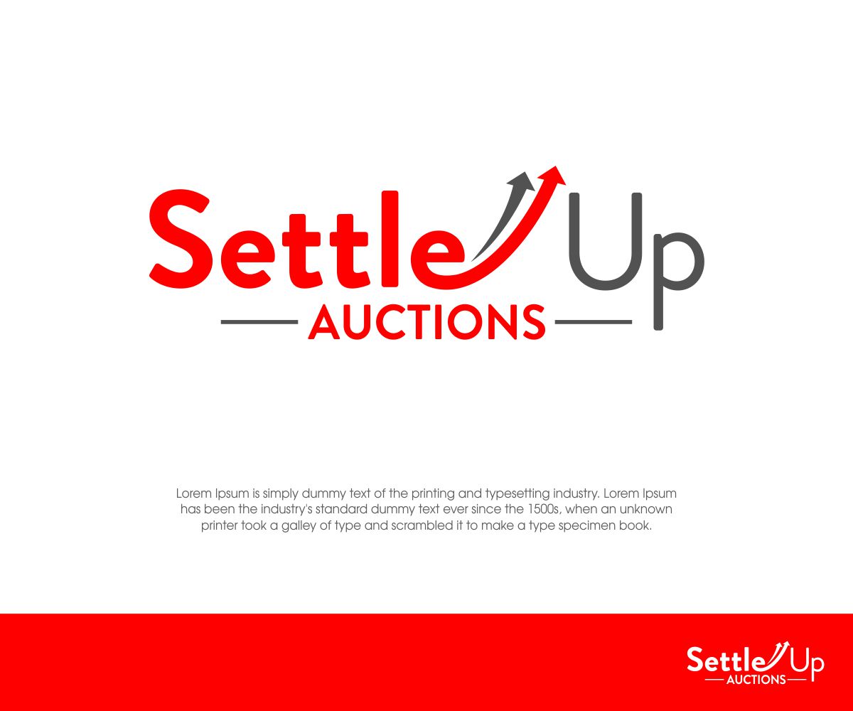 Logo Design by abinfoteksolution for Settle Up Auctions | Design #25196157