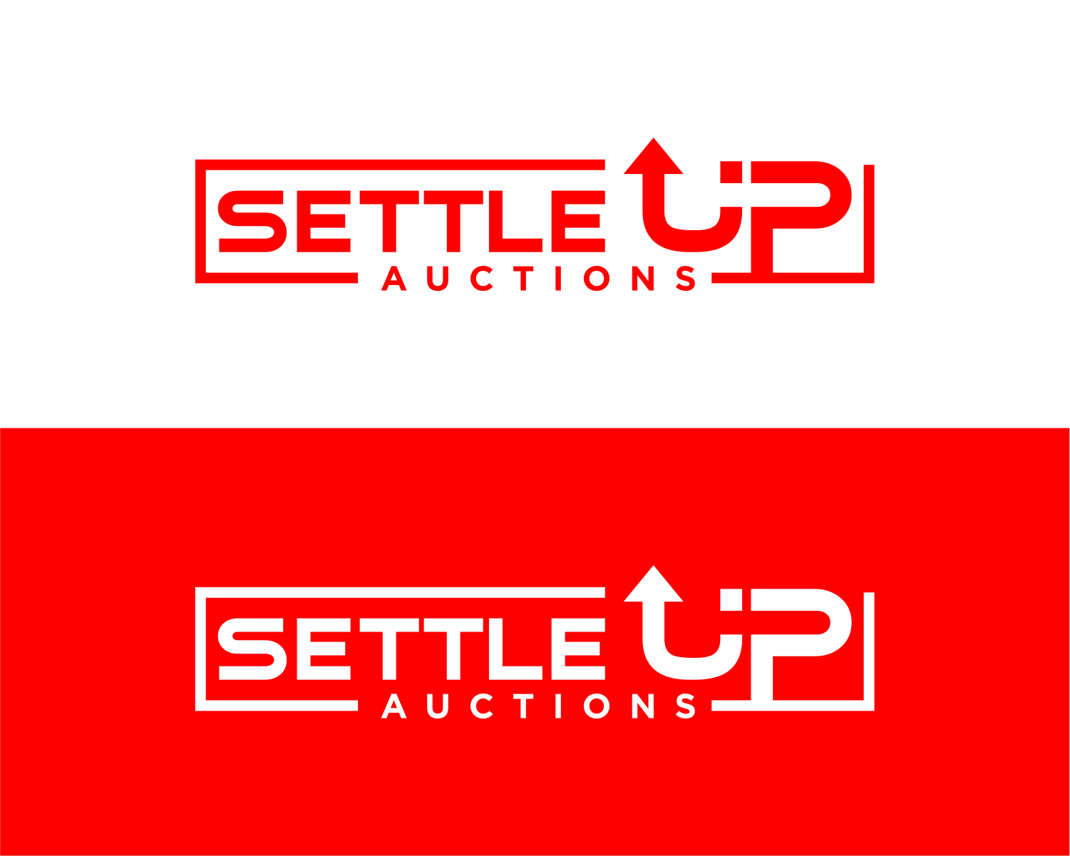 Logo Design by Rusmin Gustamin for Settle Up Auctions | Design #25244602
