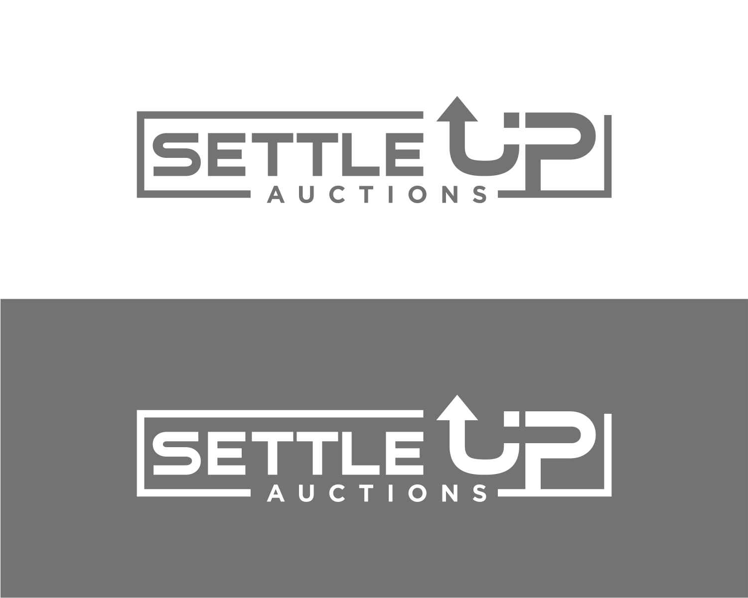 Logo Design by Rusmin Gustamin for Settle Up Auctions | Design #25244615