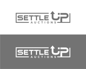 Logo Design by Rusmin Gustamin for Settle Up Auctions | Design: #25244615