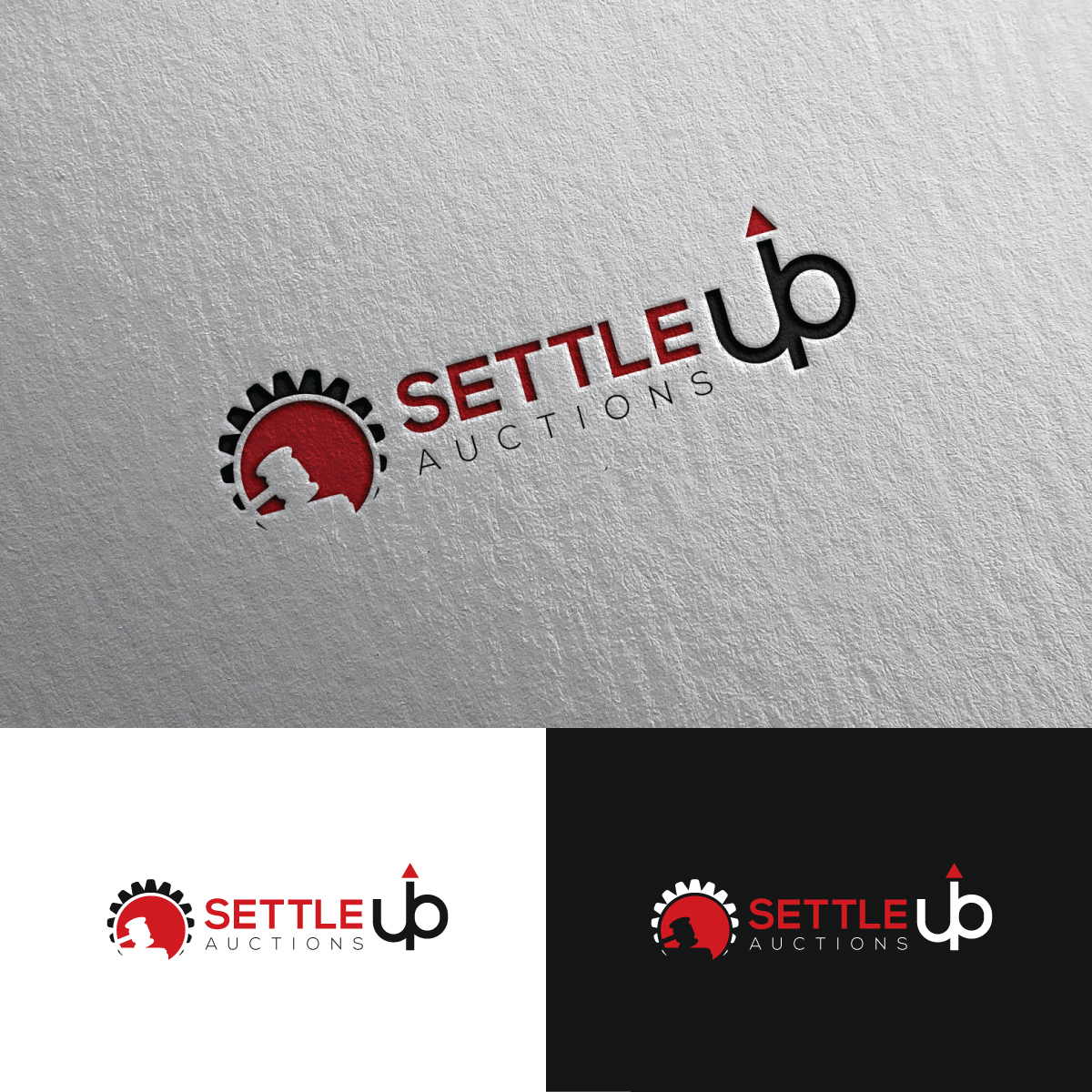 Logo-Design von Rii für Settle Up Auctions | Design #25186802