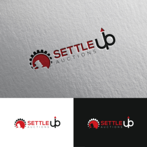 Settle Up Auctions | Logo-Design von Rii