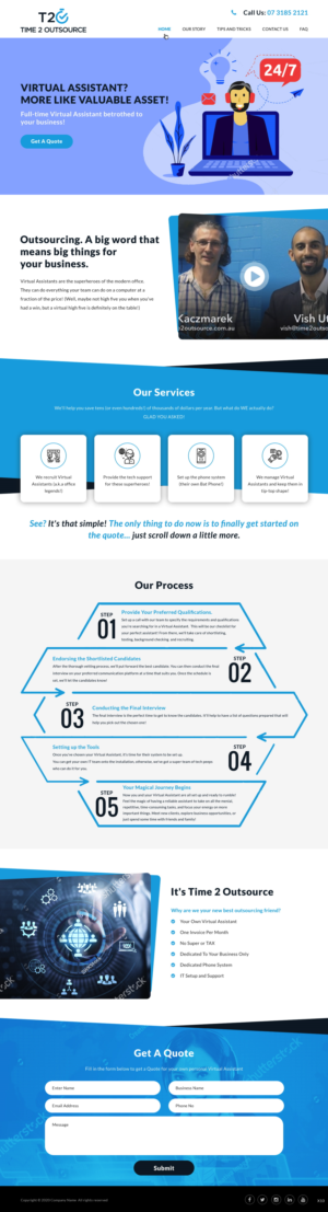 Web Design by pb for this project | Design: #25188515