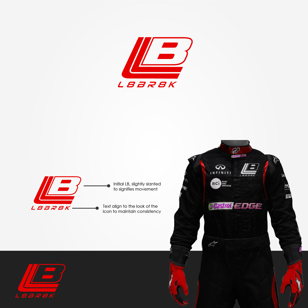 Logo Design by Brain.Art for L8BR8K | Design #25207063