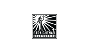 StraightNail Construction (may be in all caps) | Logo Design by MT