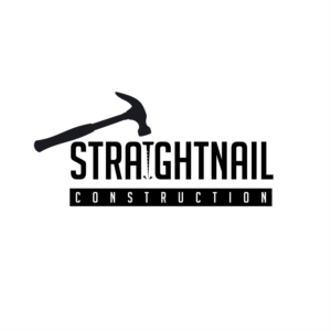 StraightNail Construction (may be in all caps) | Logo Design by ThiagoB