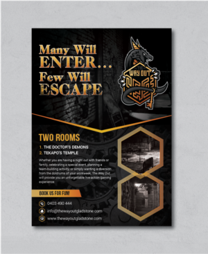 Flyer Design by alex989 for The Way Out Gladstone | Design: #25192879