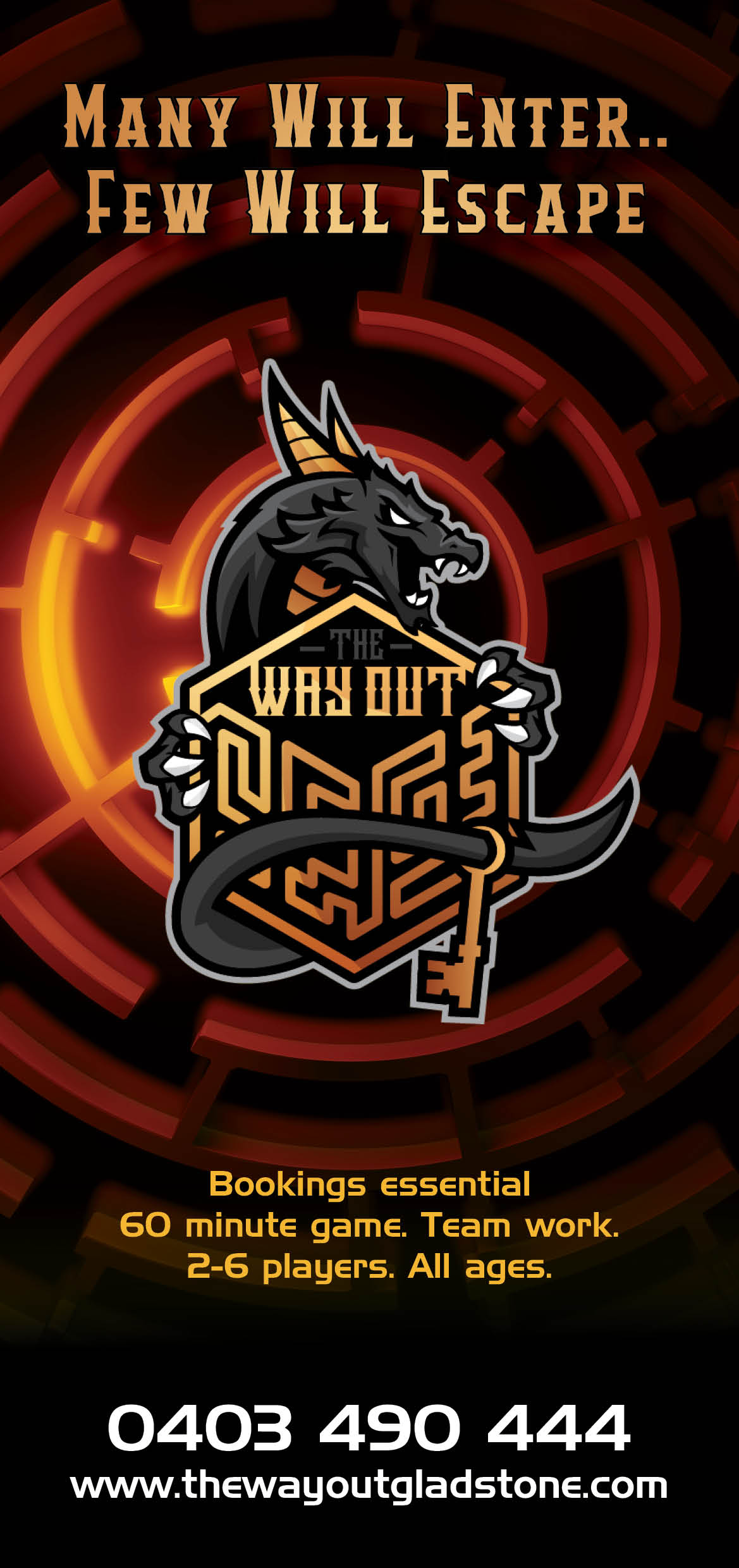 Flyer Design by geb for The Way Out Gladstone | Design #25190425