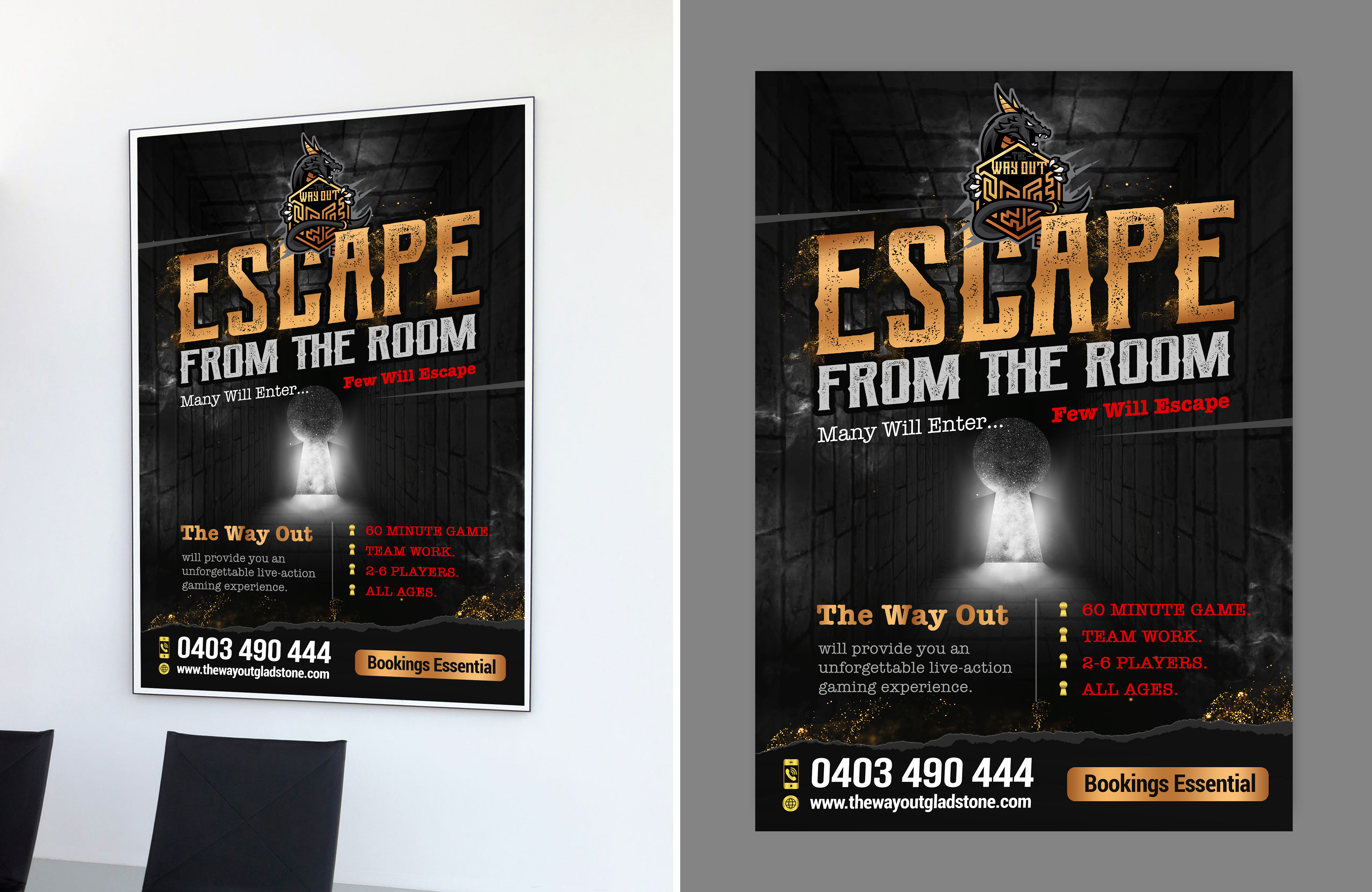 Design de Flyer par SAI DESIGNS pour The Way Out Gladstone | Design #25226274