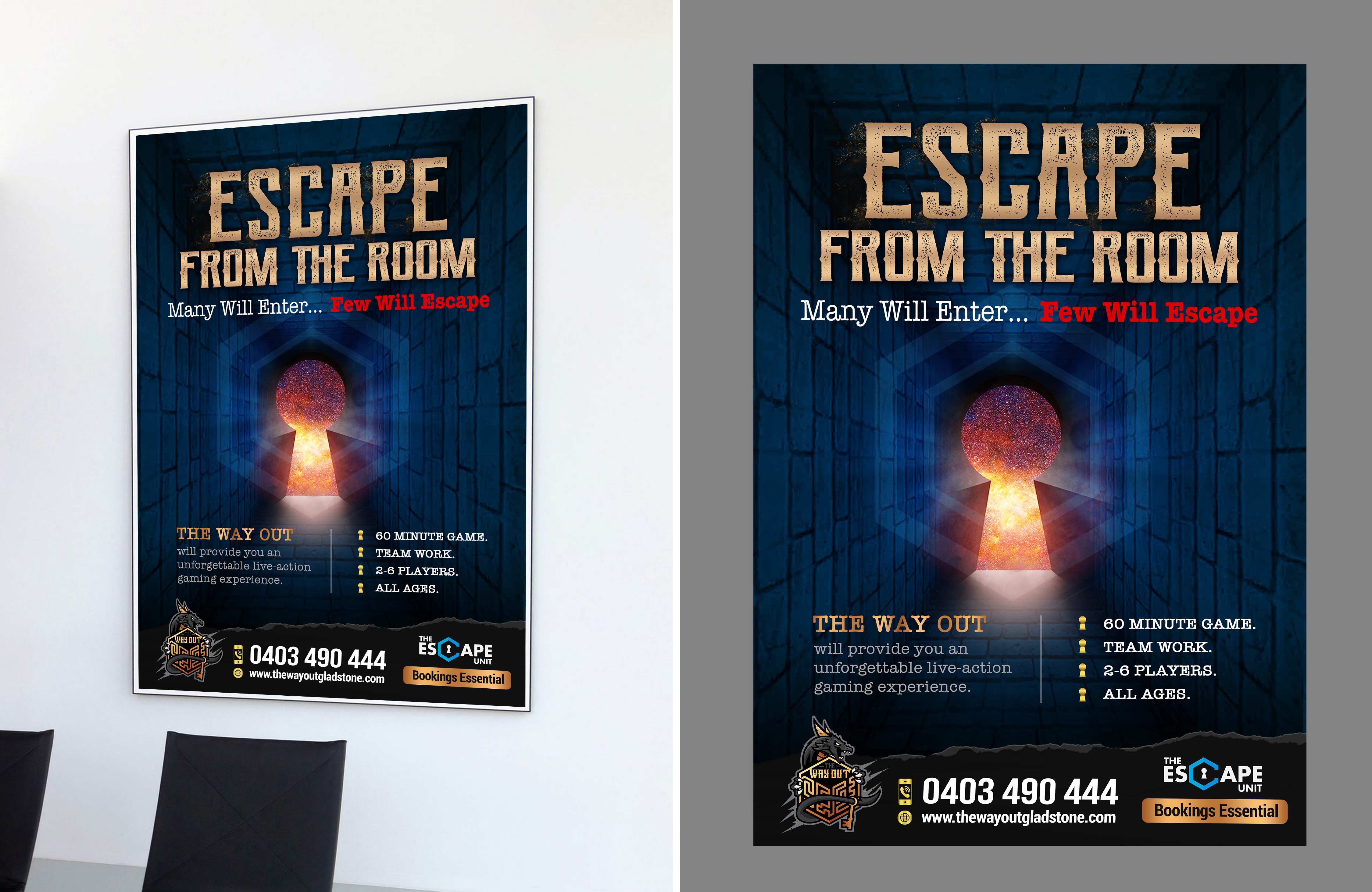 Flyer Design by SAI DESIGNS for The Way Out Gladstone | Design #25226275