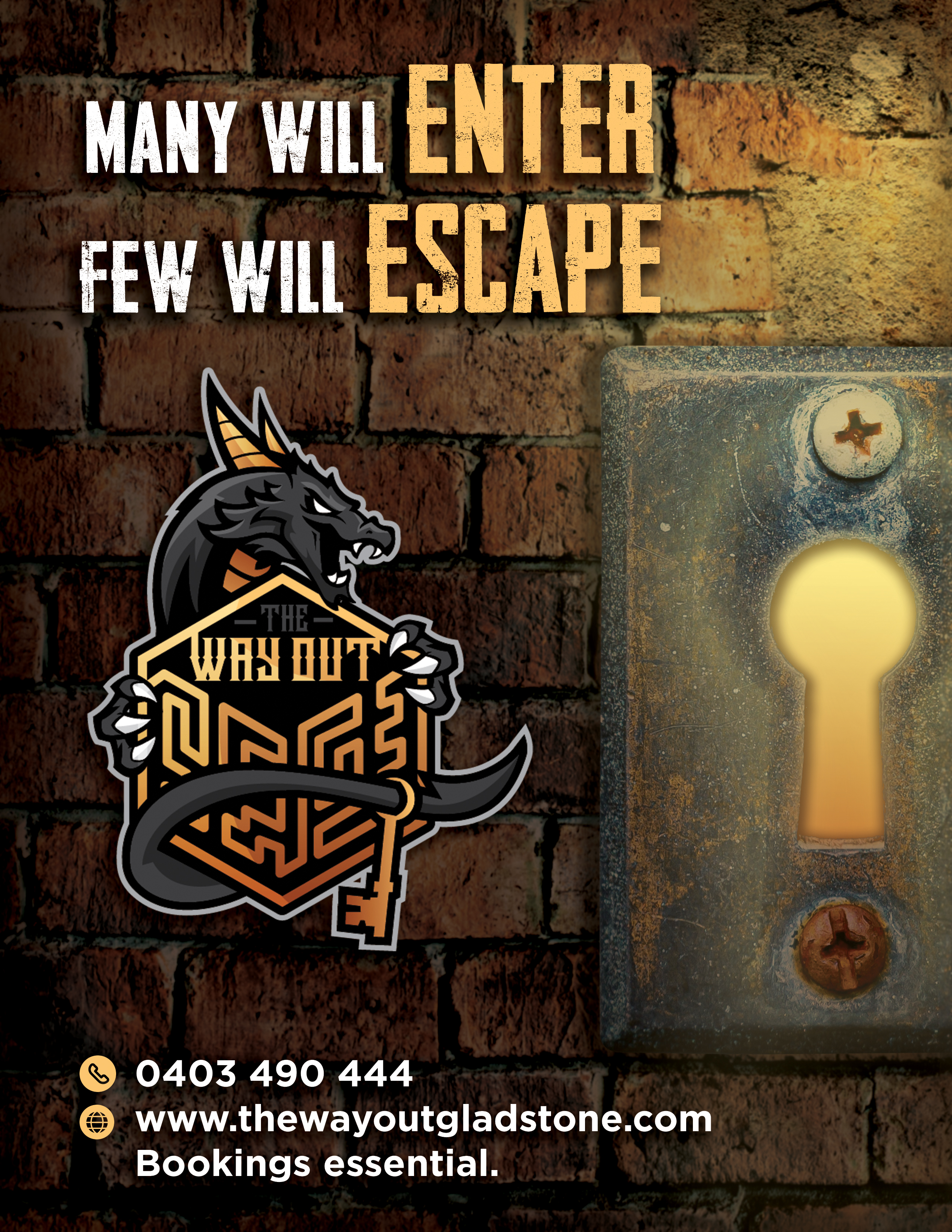 Design de Flyer par RTGraphics pour The Way Out Gladstone | Design #25225378