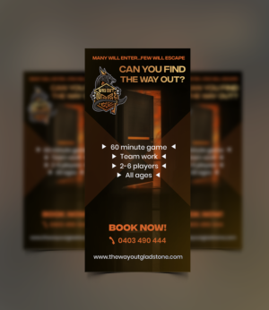 Design de Flyer par KatieM pour The Way Out Gladstone | Design : #25189391