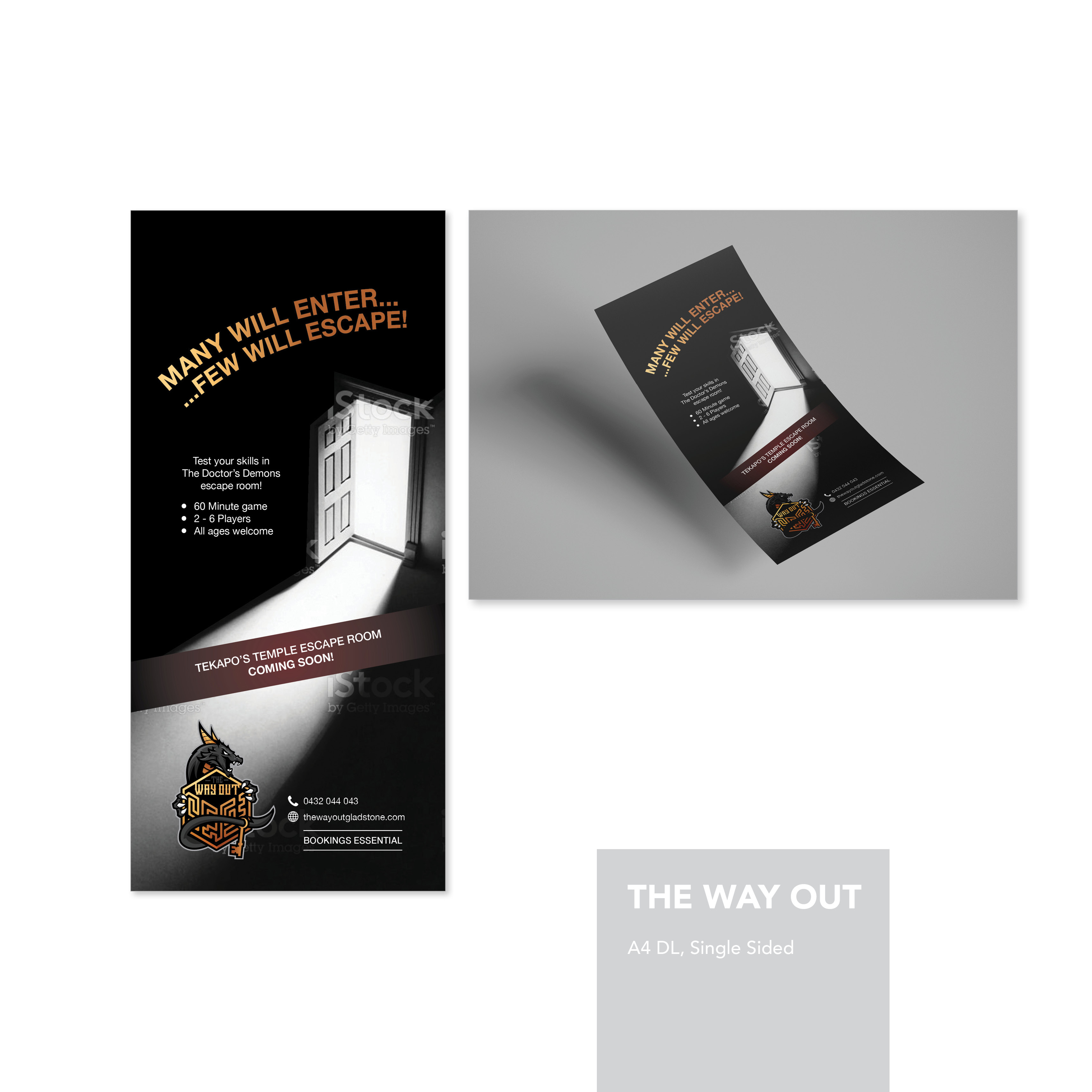 Flyer-Design von tanjav für The Way Out Gladstone | Design #25188394
