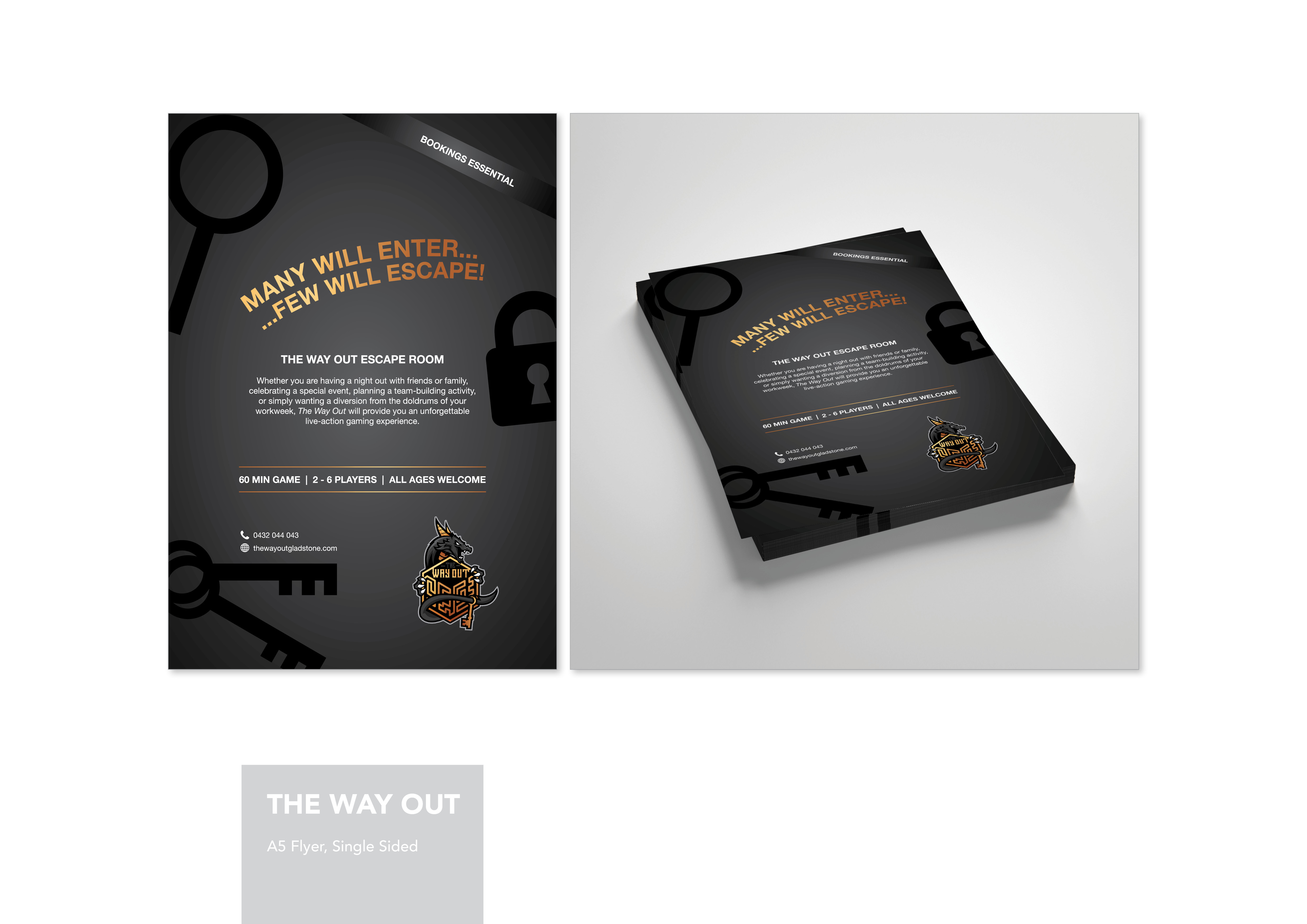 Flyer-Design von tanjav für The Way Out Gladstone | Design #25202911