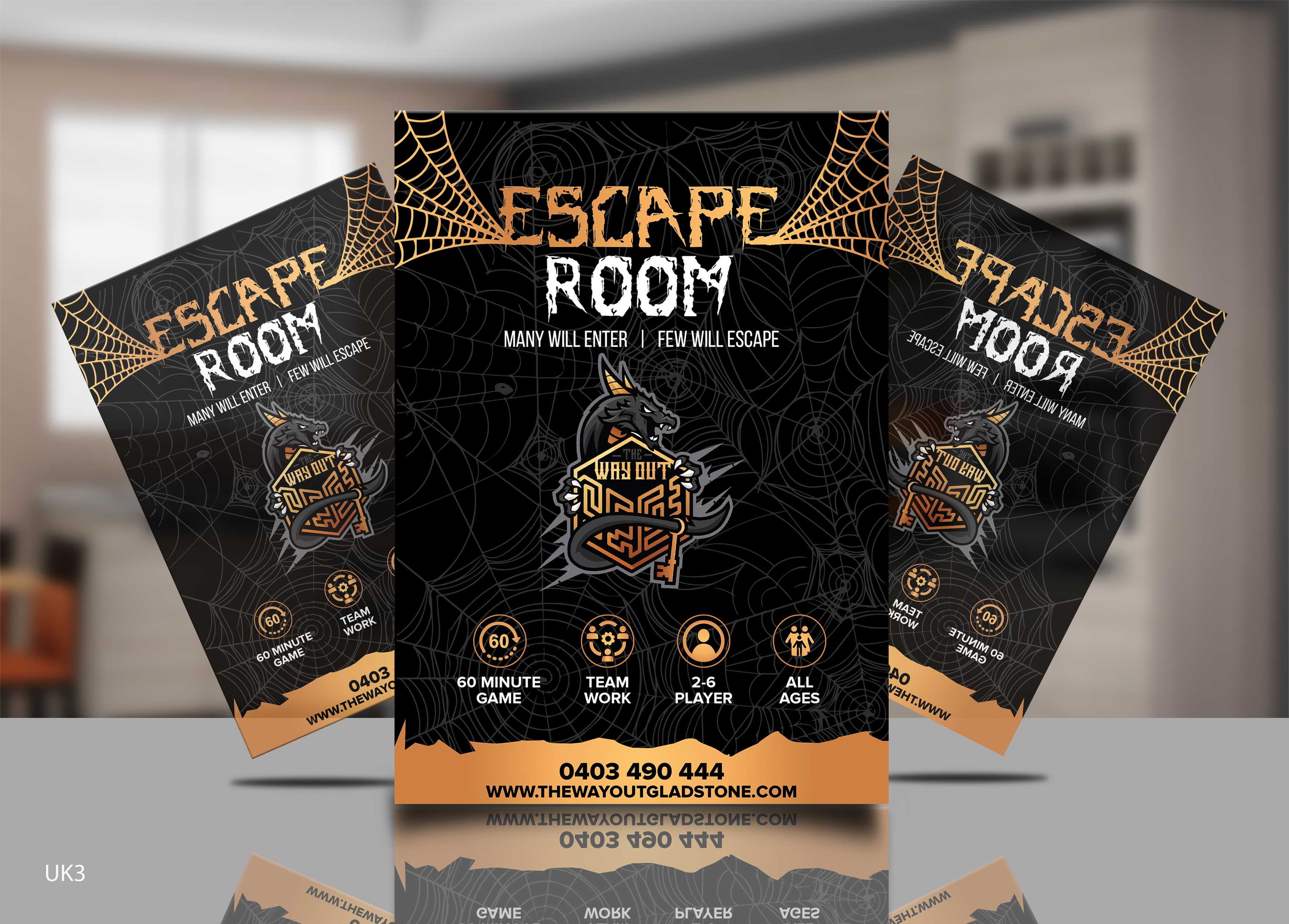 Design de Flyer par Shumaila Kiran pour The Way Out Gladstone | Design #25209702