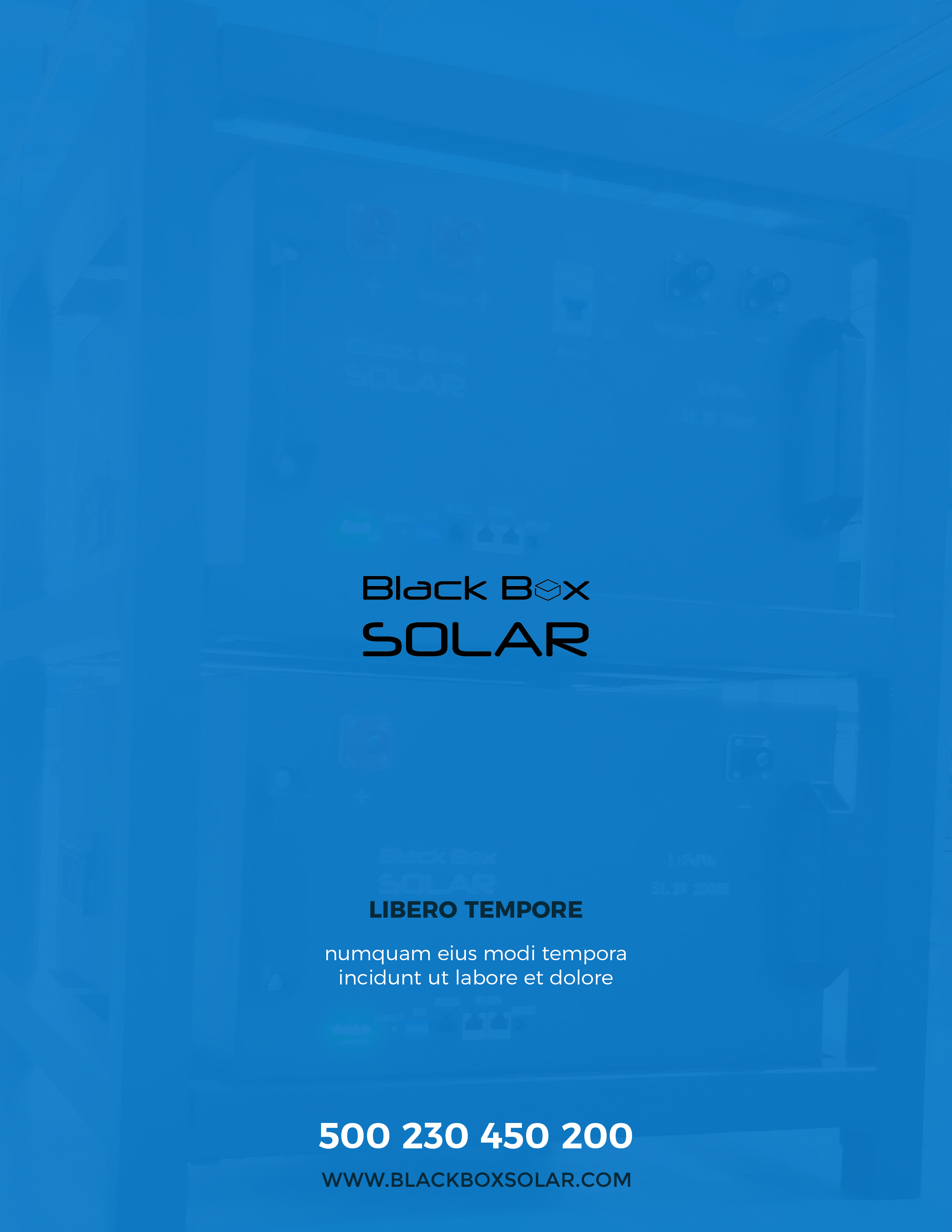 Flyer Design by Cosmos Studios for Black Box Solar Limited | Design #25202556