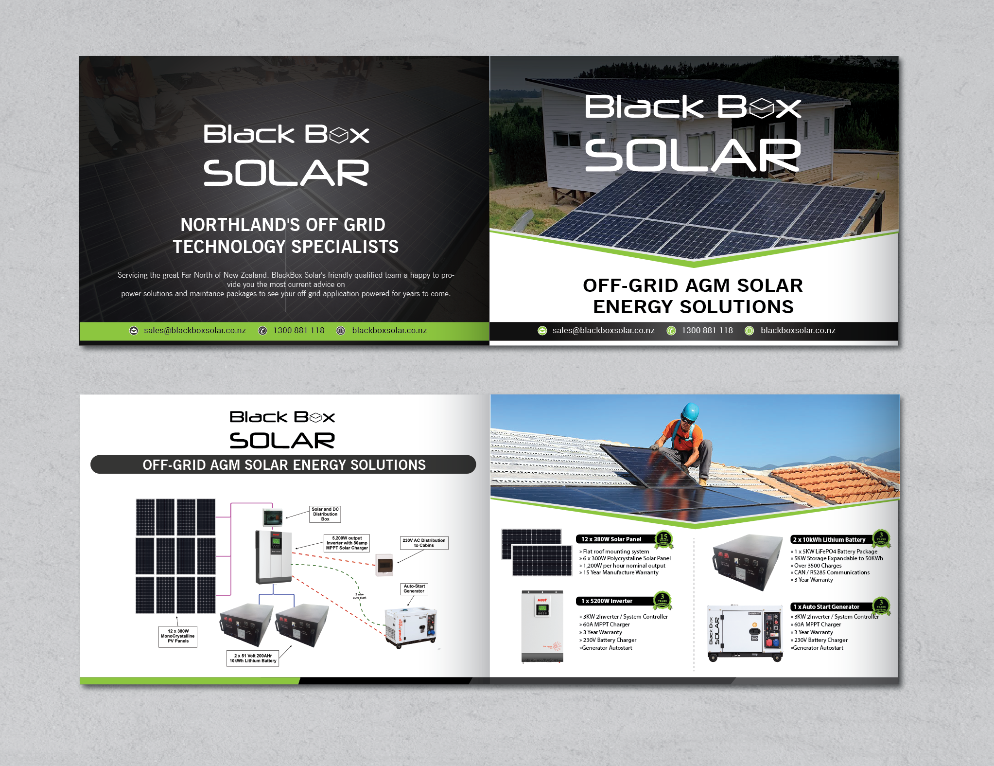 Flyer Design by alex989 for Black Box Solar Limited | Design #25216801