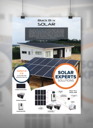 Flyer Design by Deziners Zone for Black Box Solar Limited | Design: #25201334