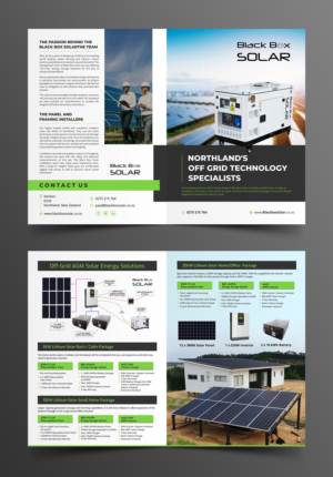 Design de Flyer par ecorokerz pour Black Box Solar Limited | Design : #25198330