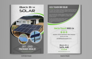 Flyer-Design von SAI DESIGNS für Black Box Solar Limited | Design #25212647