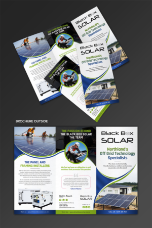 Solar Company Solution Brochures | Diseño de Flyer por SAI DESIGNS