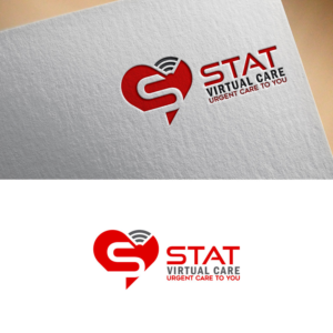 STAT Virtual Care-  Urgent Care to You | Logo Design by Trident