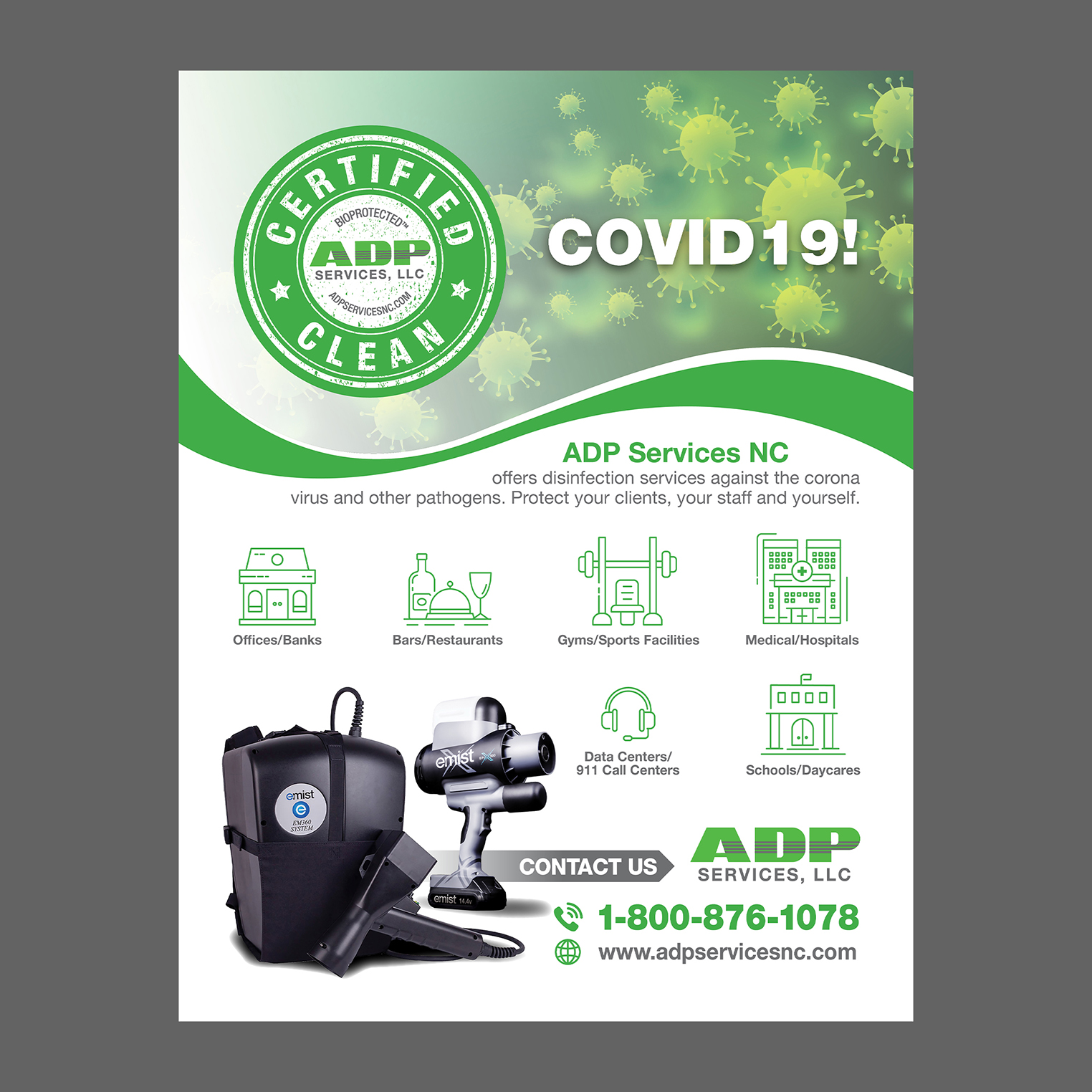 Flyer Design by Emmanuel Creations for ADP Services LLC | Design #25194540