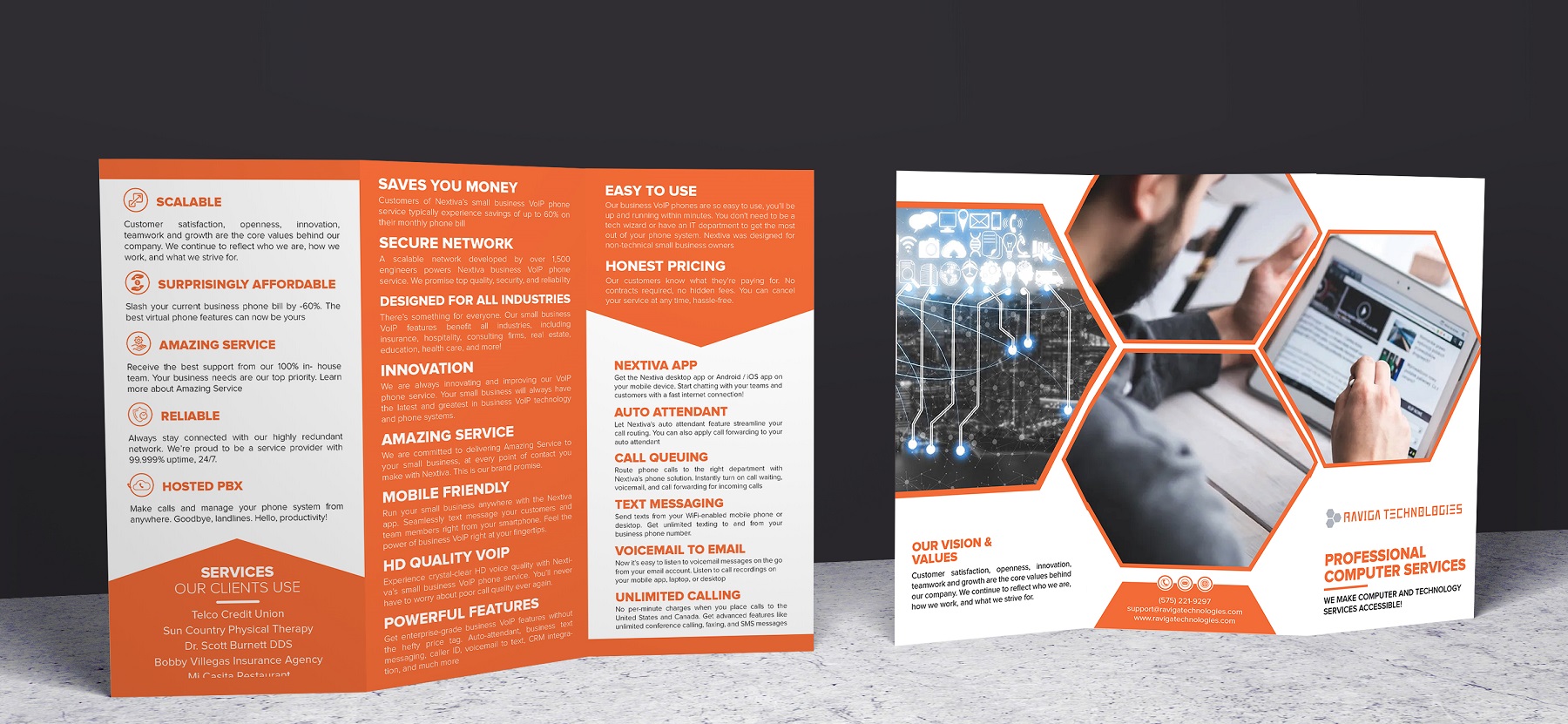 Design de Flyer par Deziners Zone pour Raviga Technologies | Design #25201379