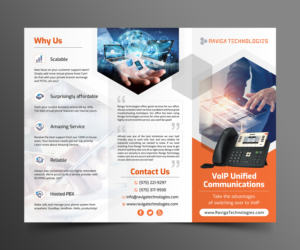 Diseño de Flyer por ecorokerz para Raviga Technologies | Diseño #25194072