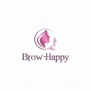 Brow Happy | Logo Design by ZeneFashions