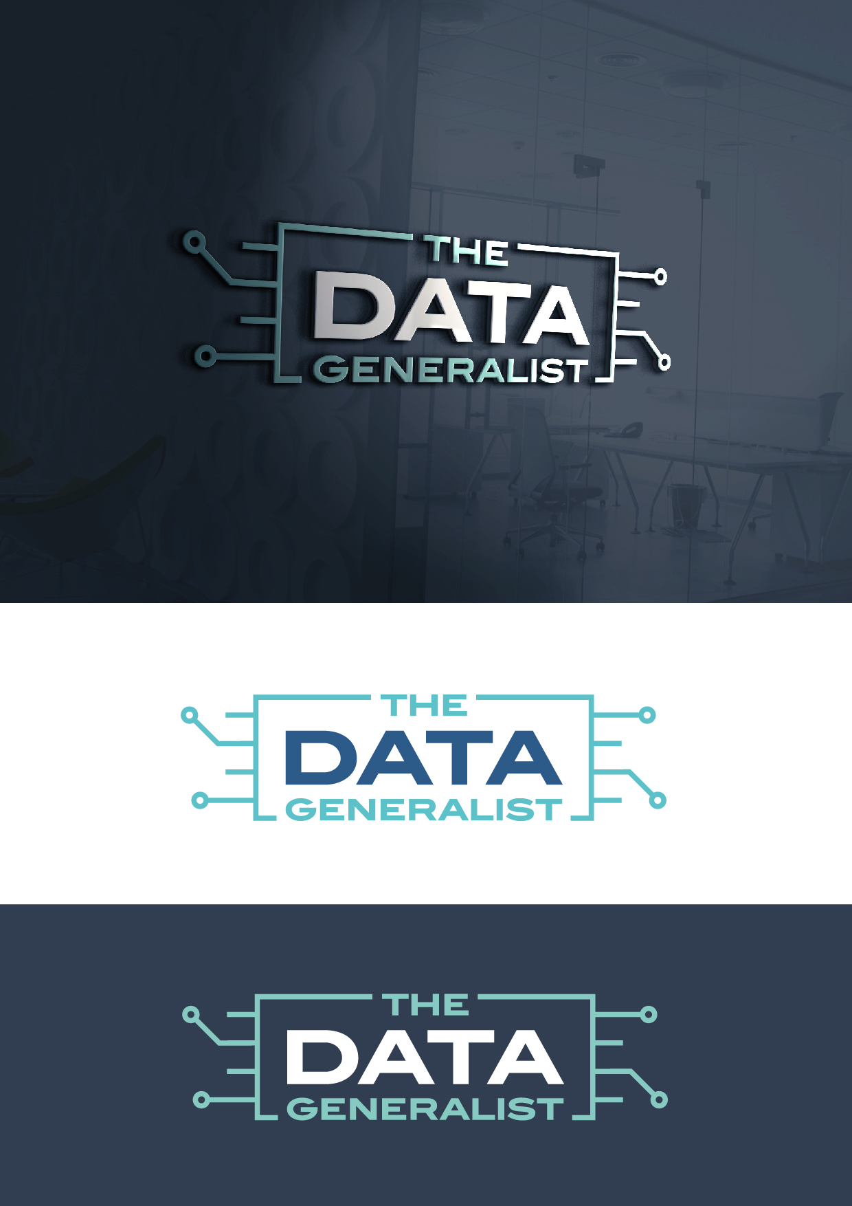 Modern, Professional, Data Science Logo Design for The Data Generalist ...
