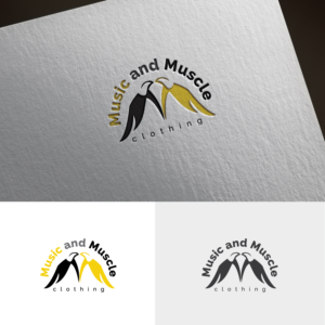 Music and muscle clothing  | Design de Logo par sankar999