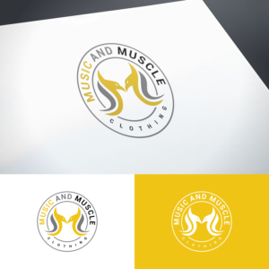 Music and muscle clothing  | Logo Design by tejo