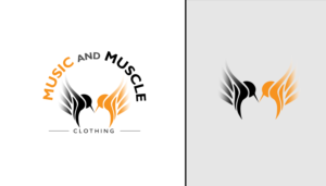Music and muscle clothing  | Logo Design by K Hari Prasad