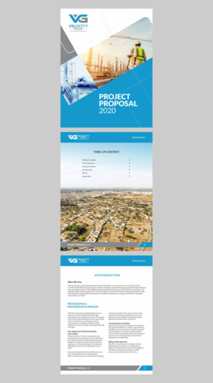 Word Template Design by nng for Velocity Group | Design #25221786